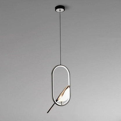 Golden Bird Wall Bedroom Lamp