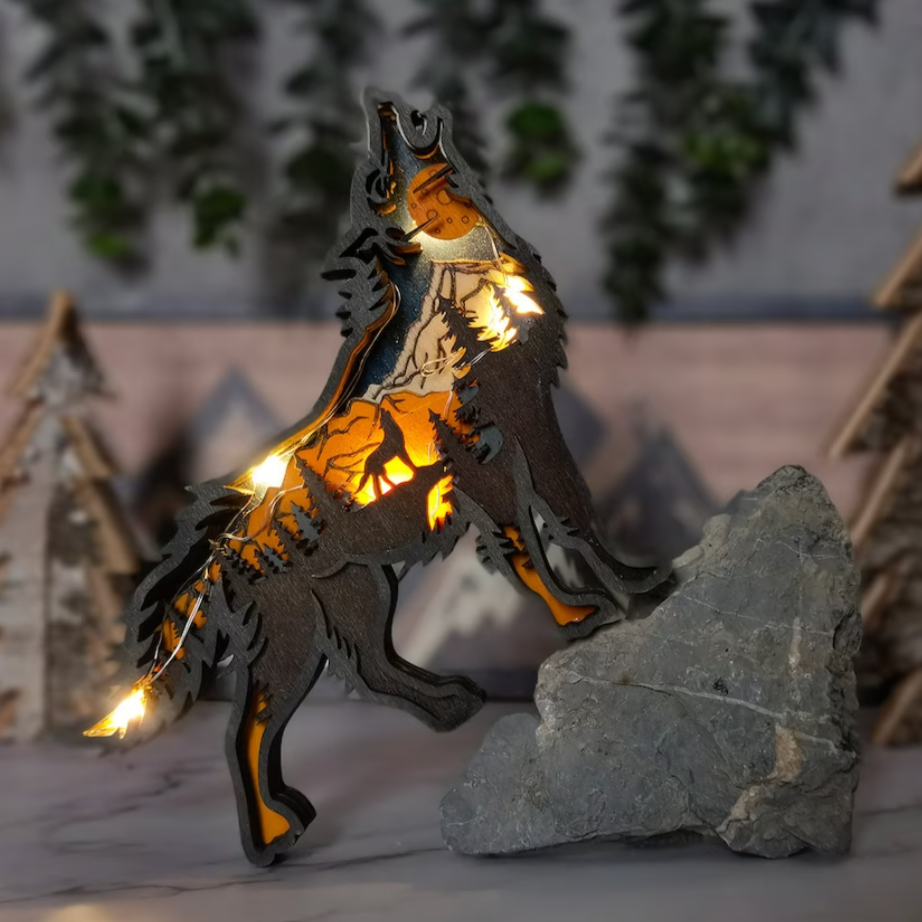 Wooden Animal Decoration