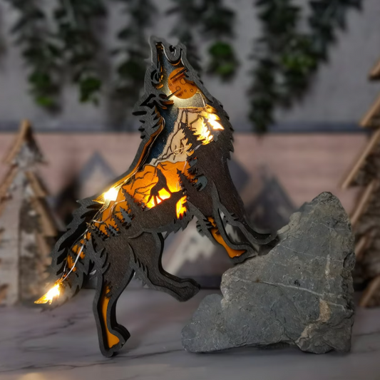 Wooden Animal Decoration