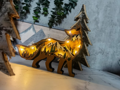 Wooden Animal Decoration