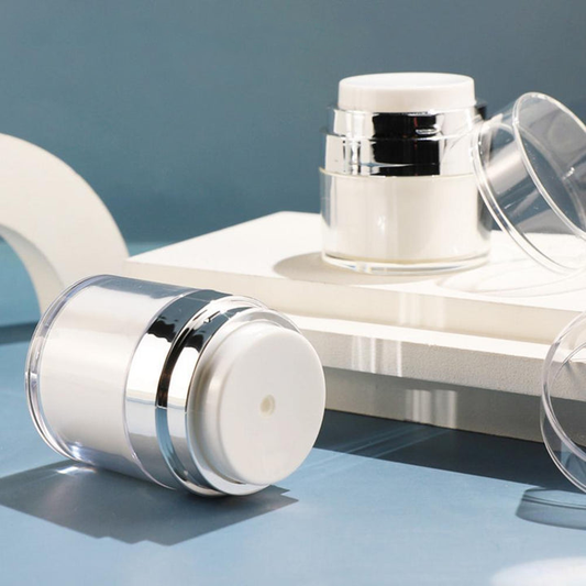 Cream Jar Vacuum Bottle