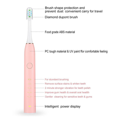 Ultrasonic Electric Toothbrush