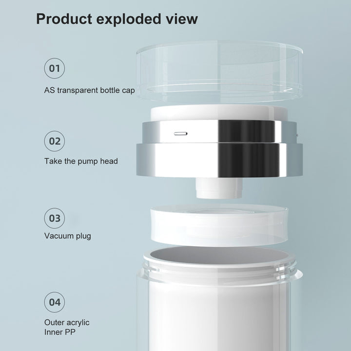 Cream Jar Vacuum Bottle