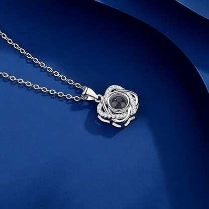 Personalized Heart Photo Necklace