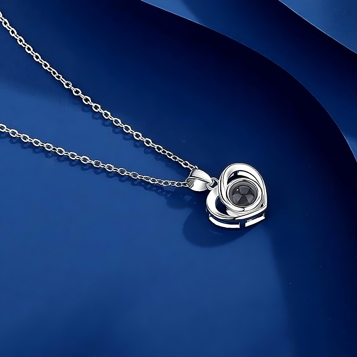 Personalized Heart Photo Necklace
