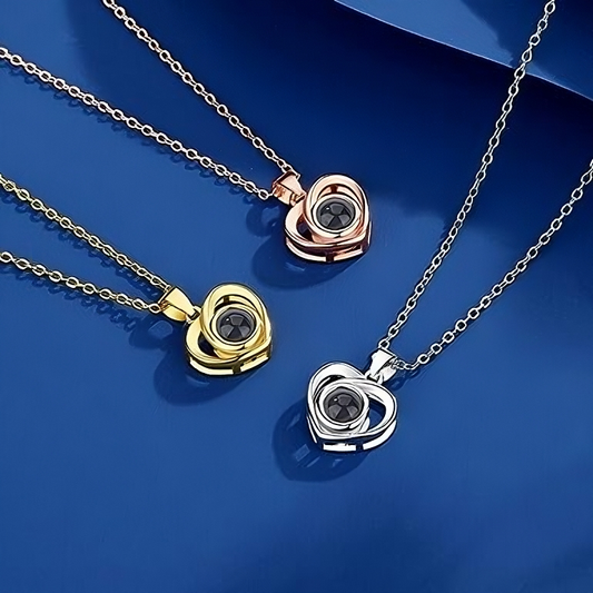 Personalized Heart Photo Necklace