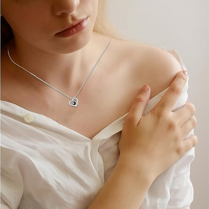 Personalized Heart Photo Necklace