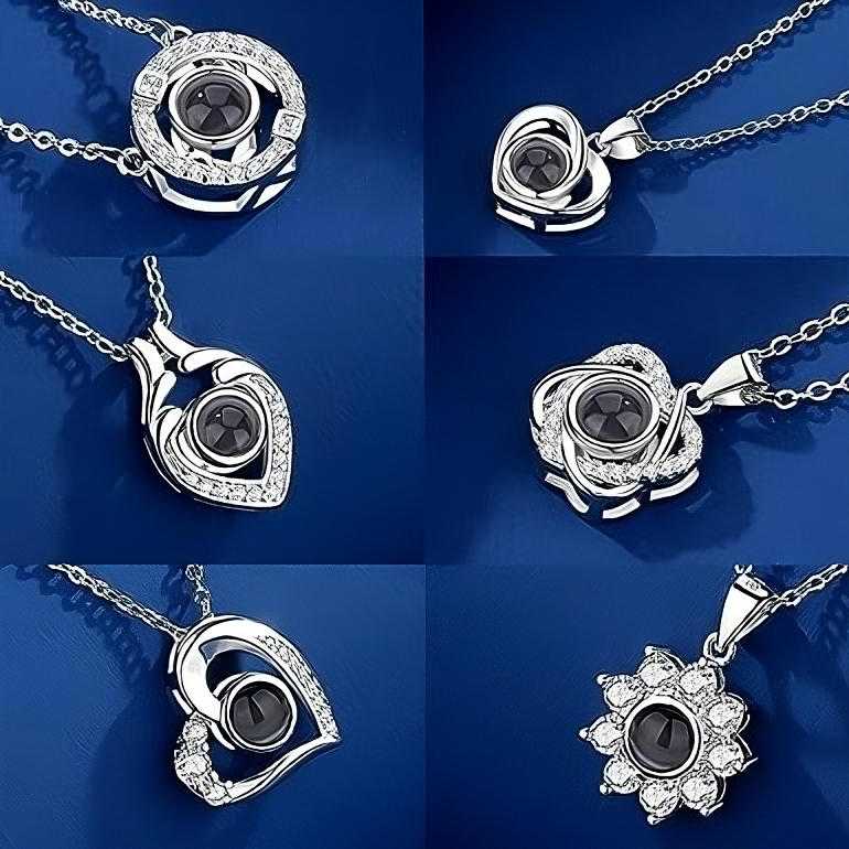 Personalized Heart Photo Necklace