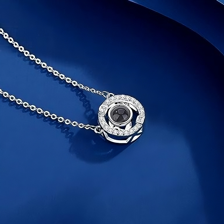 Personalized Heart Photo Necklace