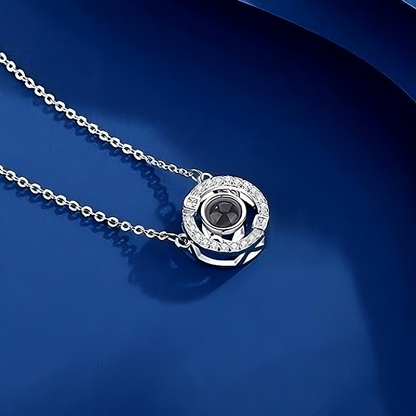 Personalized Heart Photo Necklace