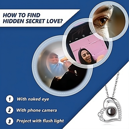 Personalized Heart Photo Necklace