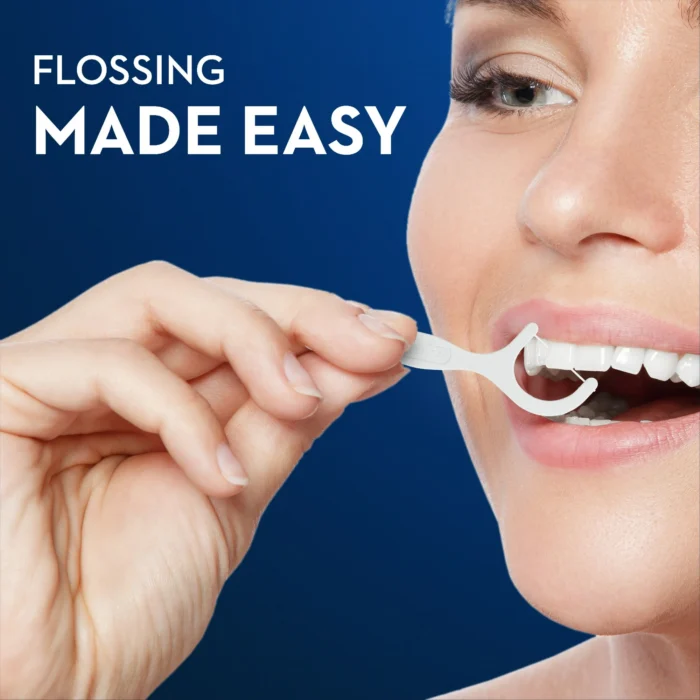 Oral-B Eco Dental Floss Picks, Sustainable, Mint, 75 Picks - Image 2