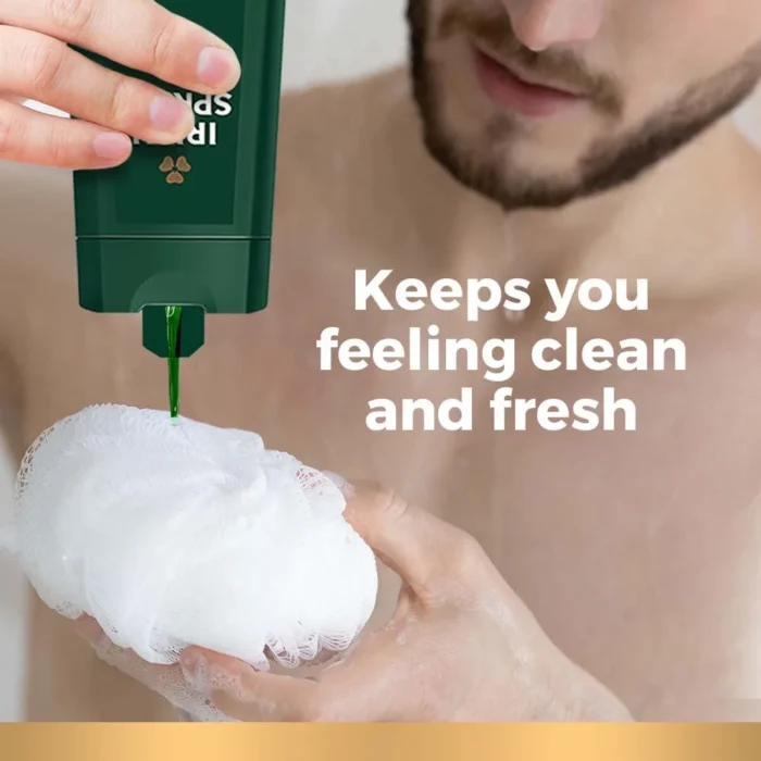 Irish Spring Gel Body Wash for Men, Charcoal Fresh, 20 fl oz - Image 2