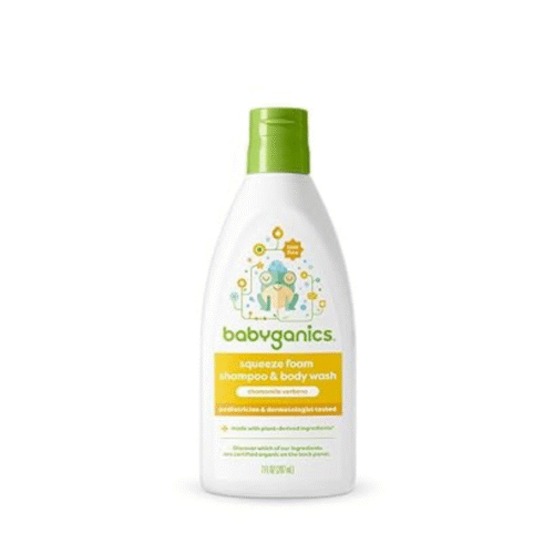 BabyGanics, Squeeze & Foam, Shampoo + Body Wash