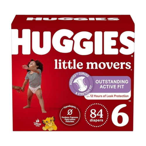 Huggies Size 6 Diapers, Little Movers Baby Diapers, Size 6
