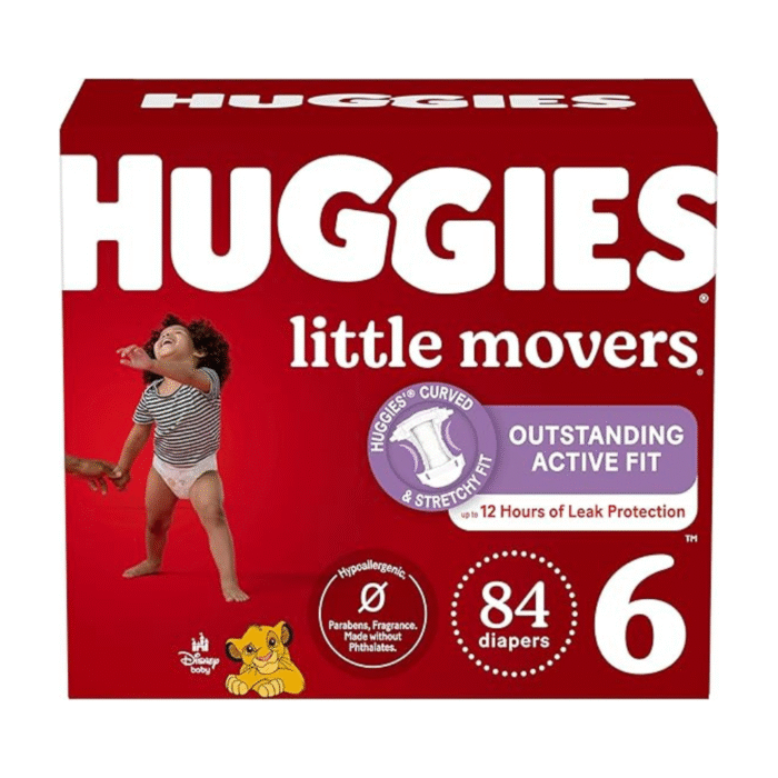 Huggies Size 6 Diapers, Little Movers Baby Diapers, Size 6