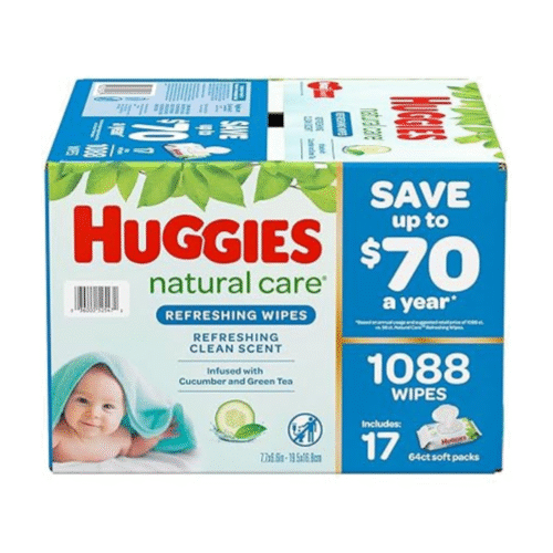 Huggies Natural Care Baby Wipe Refill, Refreshing Clean