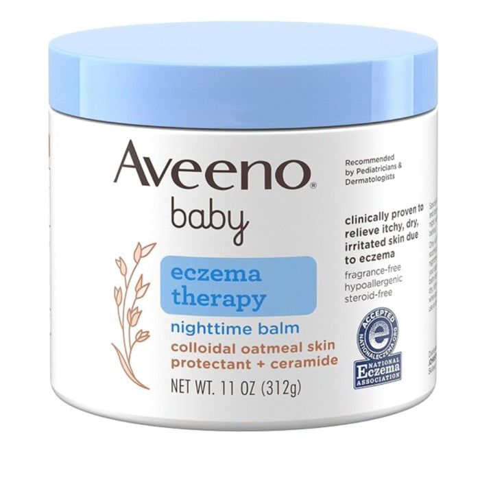 Aveeno Baby Eczema Therapy Nighttime Moisturizing Body Balm