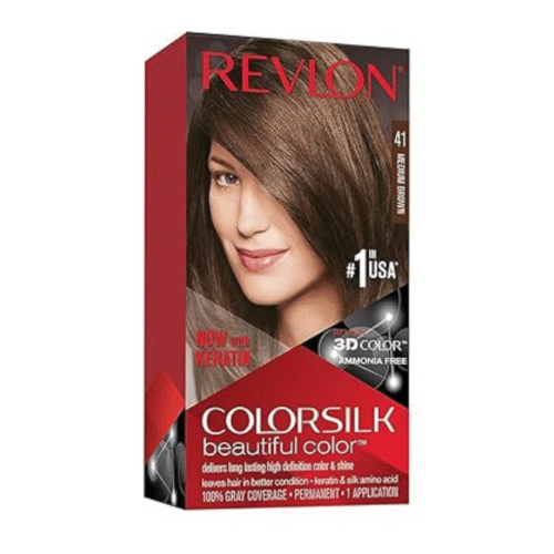 Revlon ColorSilk Beautiful Color 41 Medium Brown 1 ea (Pack of 12)