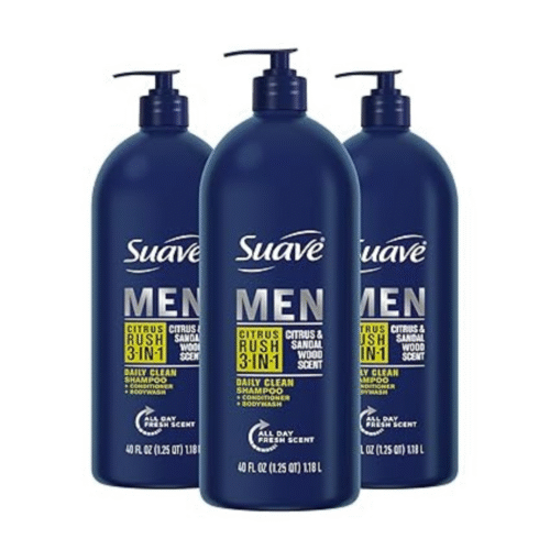 Suave Shampoo Conditioner Bodywash Men