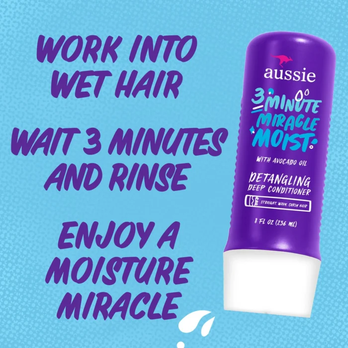Aussie 3 Minute Miracle Moist Conditioner - Image 3