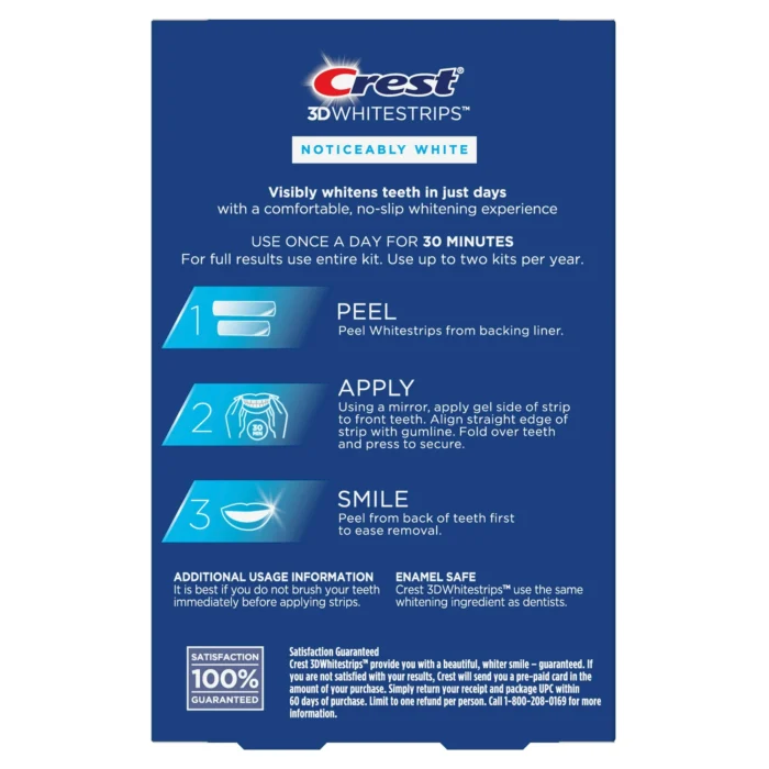 Pack of 2 Crest 3D Whitestrips Dental Whitening Kit, 10 ct (Package May Vary) - Image 2