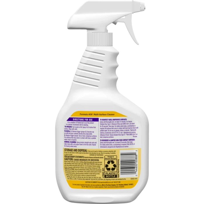 Formula 409 Multi-Surface Cleaner Spray, Lemon Fresh, 32 fl oz - Image 2
