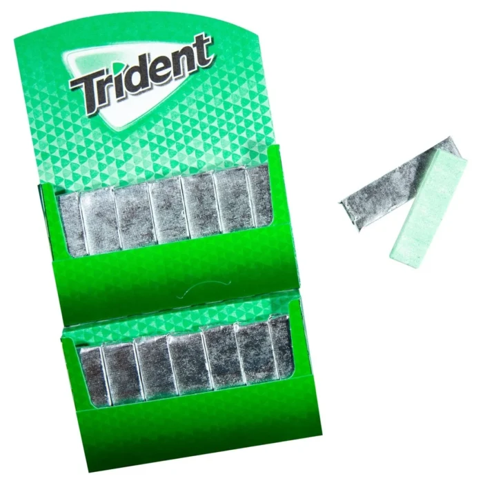 Trident Sugar-Free Gum, Spearmint, 14 Sticks, 15 Ct - Image 5