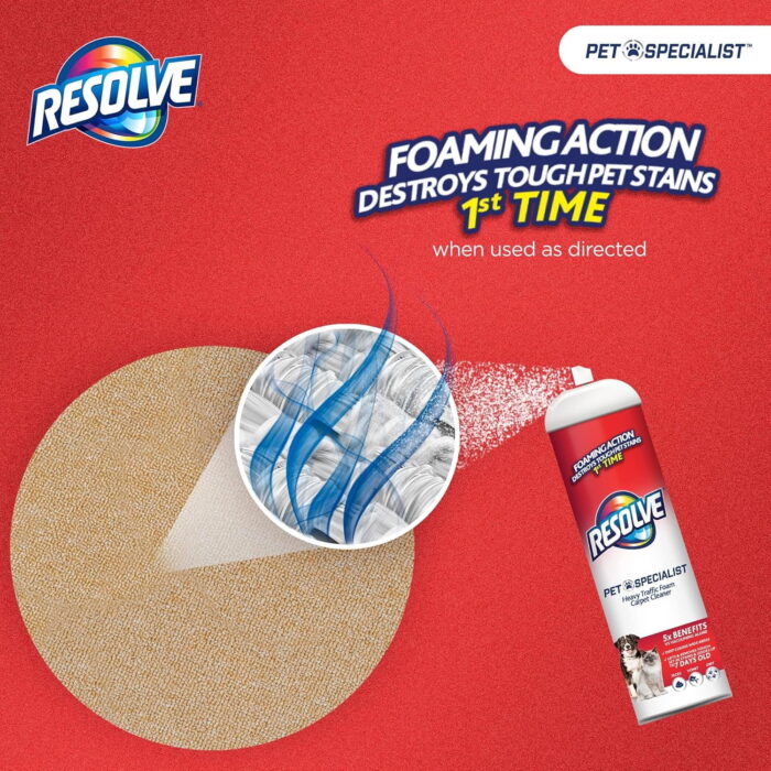 RESOLVE® Pet Specialist Heavy Traffic Foam, 22oz - Image 3