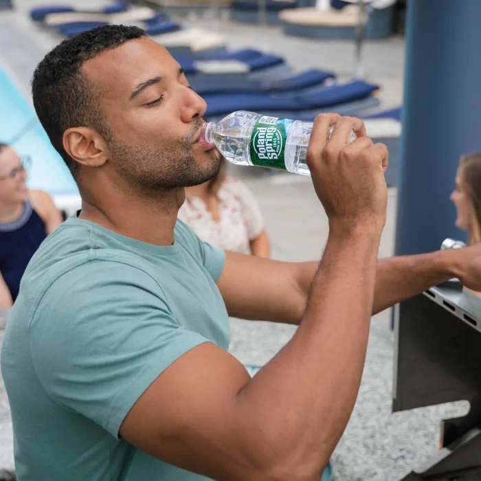 Poland Spring 100% Natural Spring Water, 33.8 Fl Oz, 15 Count Bottles - Image 4