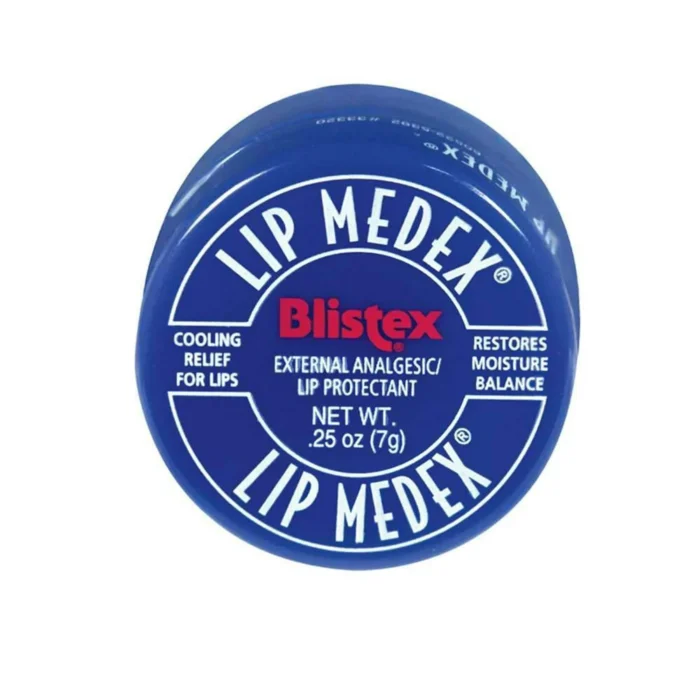 Blistex Lip Medex, 0.25 oz. Medicated Lip Balm Jar, One Count - Image 3