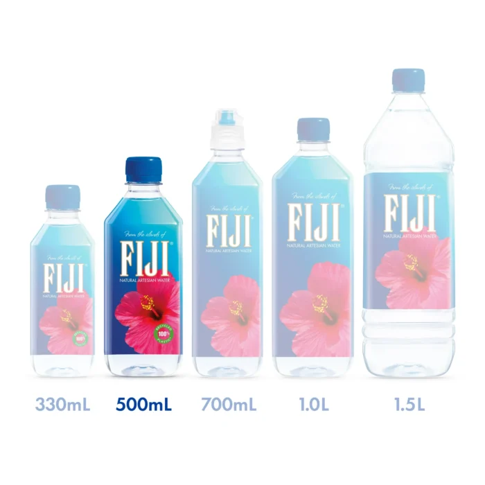 FIJI Natural Artesian Bottled Water 500 ml / 16.9 fl oz (Pack of 24) - Image 3