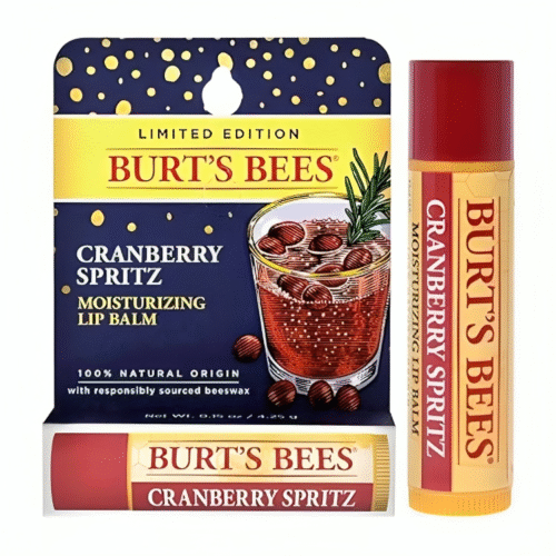 Cramberry Spritz Moisturizing Lip Balm by Burts Bees for Unisex