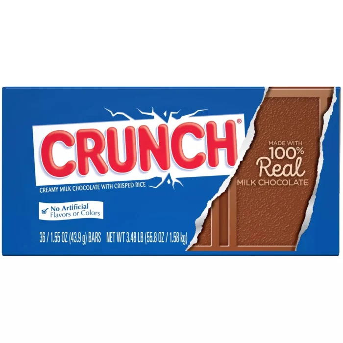 Nestle Crunch Candy Bar, 1.55 Ounce (36 Count) - Image 4