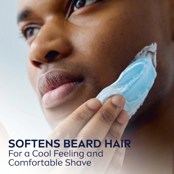 NIVEA MEN Sensitive Cool Shave Gel, Seaweed Extract, Shaving for Men with Sensitive Skin, 7 oz - Image 3