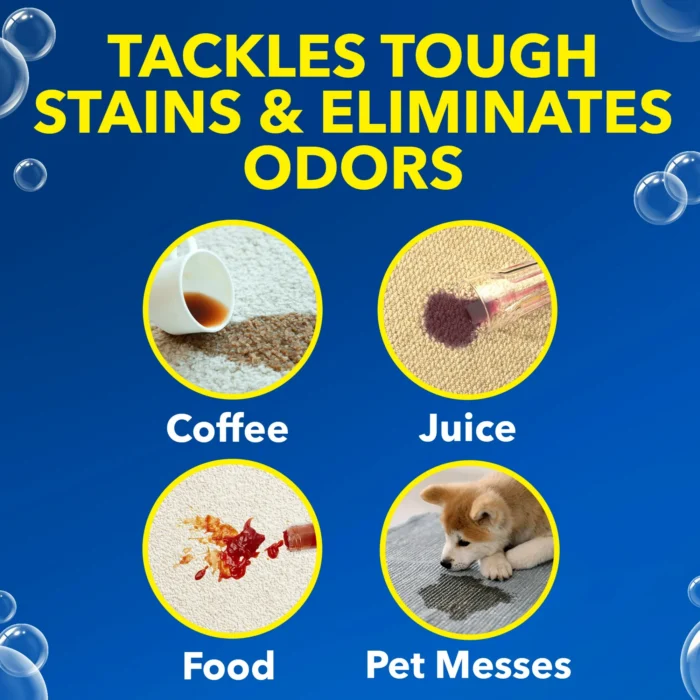 OxiClean Large Carpet Cleaner Liquid Solution for Steam Cleaning Machines, 64 fl oz - Image 5