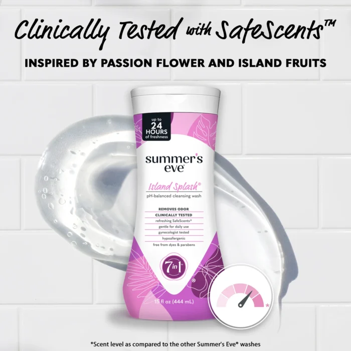 Summer’s Eve Island Splash Daily Feminine Wash, Removes Odor - Image 3