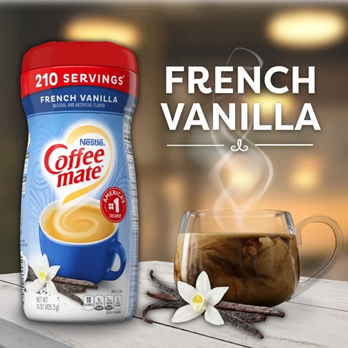 Nestle Coffee mate Coffee Creamer, French Vanilla, Powder Creamer, 15 Ounces - Image 4