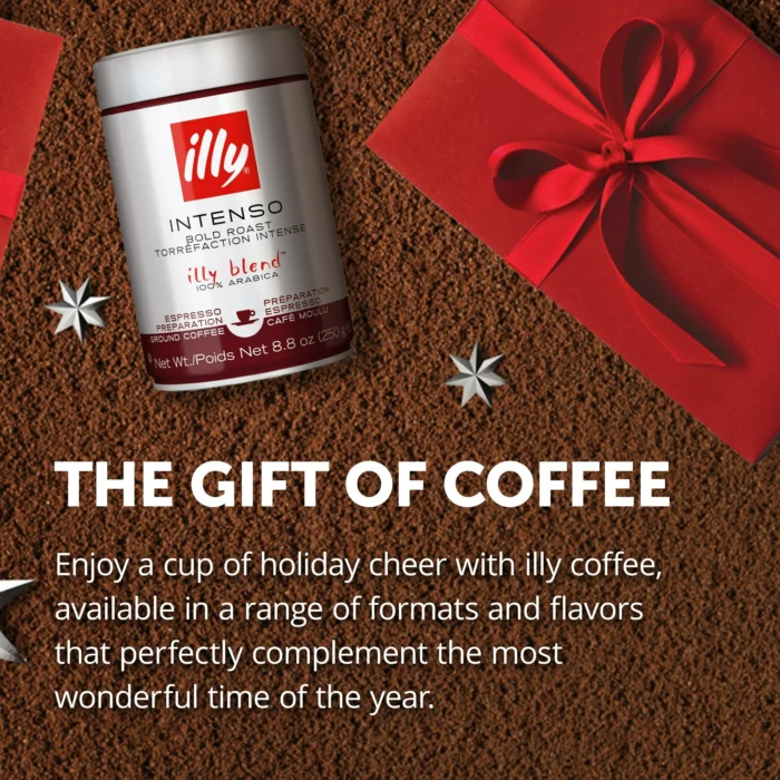 illy Ground Espresso Coffee, Intenso Bold Roast, 100% Arabica, 8.8 oz - Image 3