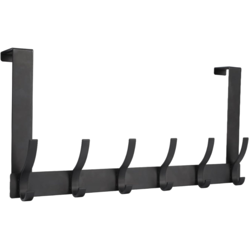 Over-the-Door 12-Hook Towel & Coat Rack