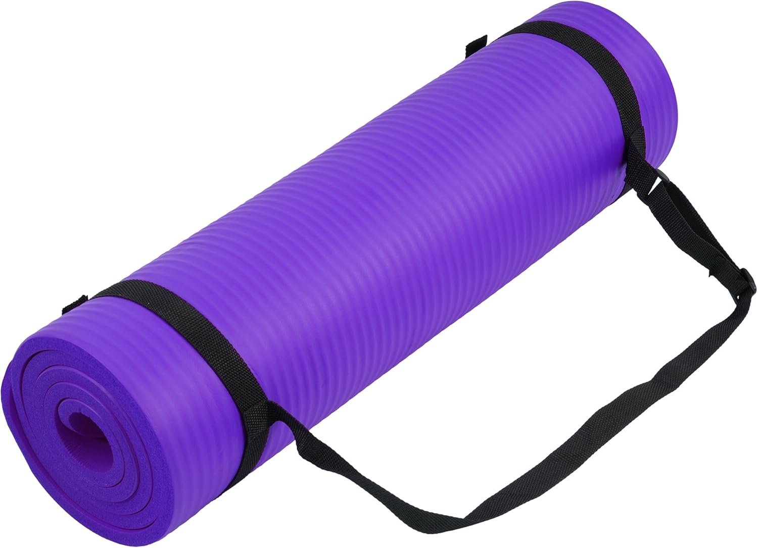 Extra Thick High Density Yoga Mat with Strap